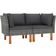 vidaXL 315767 Corner 2-pack Modulsofa