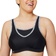 Glamorise No-Bounce Camisole Sports Bra Plus Size - Black