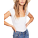 Free People Fair and Square Neck Duo Bodysuit - White