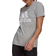 Adidas Women's Loungewear Essentials Logo T-shirt - Medium Grey Heather/White