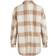 Vila Kimmi Checked Shirt Jacket - Beige/Cloud Dancer