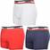 Levi's Basic Sportswear Logo Boxer Brief - 3 pack - White/Blue/Red