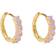 Pico Summer Huggies Earrings - Gold/Purple