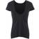 Nike Yoga Luxe Short Sleeve Top Women - Black/Dark Smoke Grey