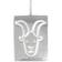 Design Letters Capricorn Zodiac Charm - Silver