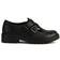 Geox Girl's Casey Leather School Shoes - Black