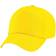 Beechfield Unisex Plain Original 5 Panel Baseball Cap 2-pack - Yellow