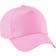 Beechfield Unisex Plain Original 5 Panel Baseball Cap 2-pack - Classic Pink