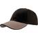 Atlantis Liberty Sandwich Heavy Brush 6 Panel Cap - Black/Grey