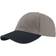 Atlantis Liberty Sandwich Heavy Brush 6 Panel Cap - Grey/Navy