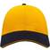 Atlantis Liberty Sandwich Heavy Brush 6 Panel Cap - Yellow/Navy