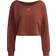 Adidas Women's Originals 2000 Luxe Slouchy Crew Sweatshirt - Earth Brown