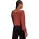 Adidas Women's Originals 2000 Luxe Slouchy Crew Sweatshirt - Earth Brown