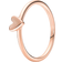 Pandora Freehand Heart Ring - Rose Gold