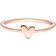 Pandora Freehand Heart Ring - Rose Gold