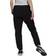 Adidas Women's Sportswear Brand Love Repeat Logo High-Waist Woven Tracksuit Bottoms - Black/White