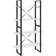 vidaXL 4-Tier Book Shelf 55.1"