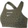 Nike Dri-FIT Swoosh Medium-Support Non-Padded Printed Sports Bra - Medium Olive/Medium Olive/White