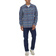 Patagonia Long Sleeved Organic Cotton Midweight Fjord Flannel Shirt - Brisk/Dolomite Blue