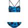 Adidas Women's Logo Graphic Bikini Set - Blue Rush/Black