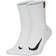 Nike Court Multiplier Cushioned Tennis Crew Socks 2-pack - White/White
