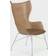 Kartell K/Wood Leather Armchair 43.3"