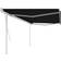 vidaXL Manual Retractable Awning with Posts 196.8x118.1"