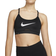 Nike Dri-FIT Indy Light-Support Padded Graphic Sports Bra - Black/White