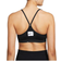 Nike Dri-FIT Indy Light-Support Padded Graphic Sports Bra - Black/White