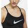 Nike Dri-FIT Indy Light-Support Padded Graphic Sports Bra - Black/White