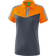 Erima Squad Polo Shirt Women - New Orange/Slate Grey/Monument Grey