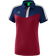 Erima Squad Polo Shirt Women - New Navy/Bordeaux/Silver Grey