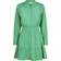 Neo Noir Yvette Poplin Dress - Green