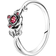 Pandora Disney Beauty And The Beast Rose Ring - Silver/Pink/Transparent