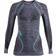 UYN Ambityon UW Long Sleeve Shirt Women - Black Melange/Pink Aqua