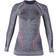 UYN Ambityon UW Long Sleeve Shirt Women - Black Melange/Purple/Raspberry