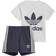 Adidas Infant Trefoil Shorts Tee Set - White/Shadow Navy (HE4655)