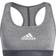Adidas Powerreact Training Medium-Support Bra - Dark Grey Heather