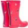 Joules Jnr Roll Up Girls Rubber Wellies - Hiking Dogs