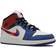 Nike Air Jordan 1 Mid SE GS - White/University Red/Rush Blue