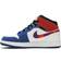 Nike Air Jordan 1 Mid SE GS - White/University Red/Rush Blue