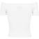 Urban Classics Ladies Off Shoulder Rib Tee - White