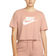 Nike Women's Sportswear Essential Cropped T-shirt - Rose Whisper/White