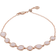 Monica Vinader Siren Mini Nugget Cluster Bracelet - Rose Gold/Quartz