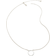 Monica Vinader Riva Circle Necklace - Sterling Silver/Diamond