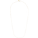 Monica Vinader Fine Beaded Chain Necklace Short - Gold