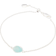 Monica Vinader Siren Fine Chain Bracelet - Silver/Amazonite