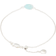 Monica Vinader Siren Fine Chain Bracelet - Silver/Amazonite