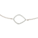 Monica Vinader Riva Kite Chain Bracelet - Sterling Silver/Diamonds