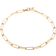 Monica Vinader Alta Textured Chain Bracelet - Gold